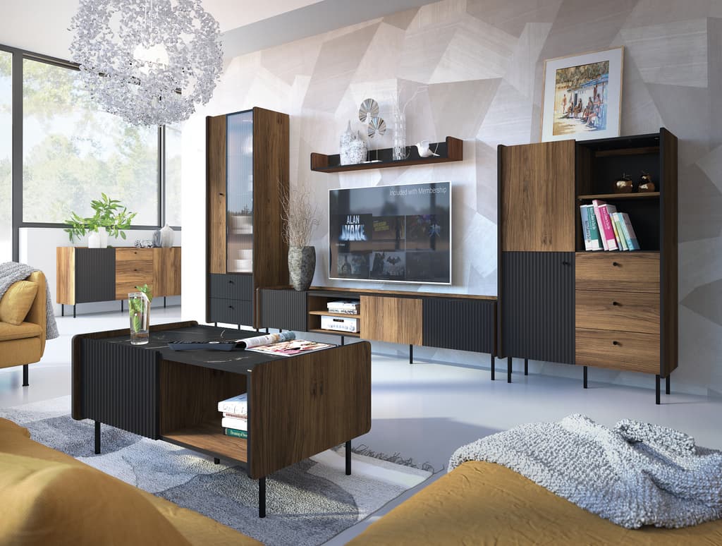 Prestigo Highboard Cabinet 88cm - Image 3
