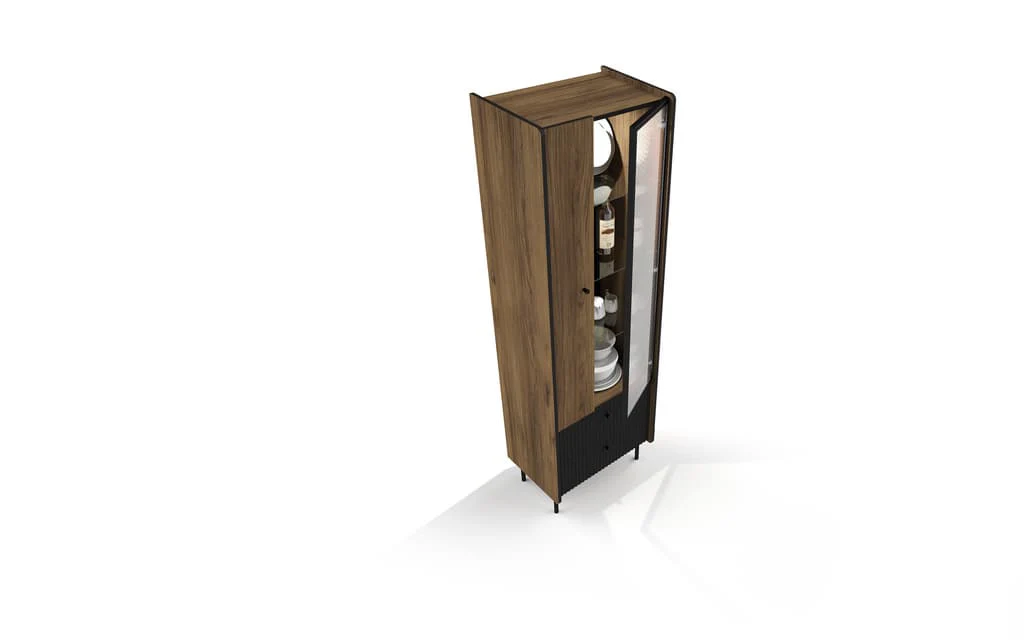 Prestigo Tall Display Cabinet 59cm - Image 2