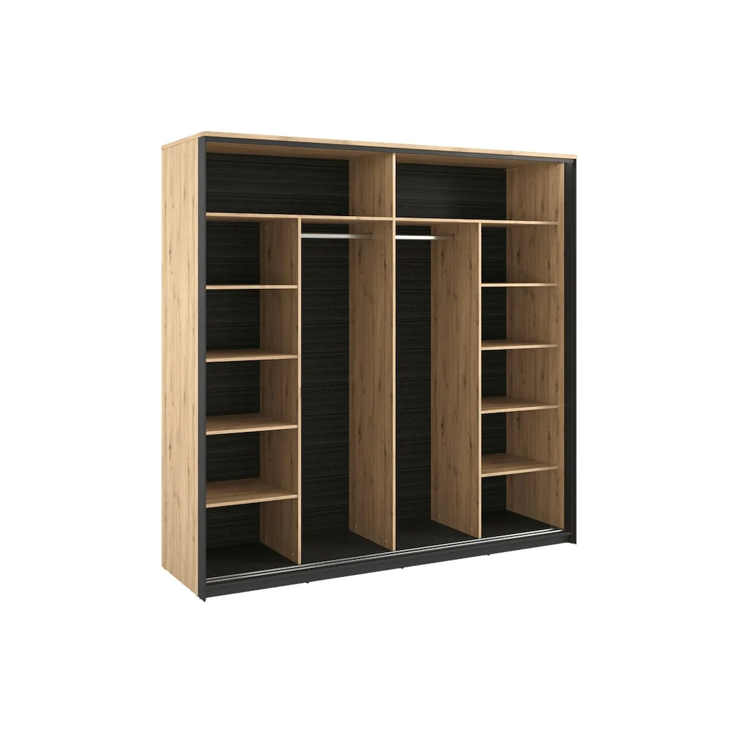 Quant QS-01 Sliding Door Wardrobe 220cm - Image 3