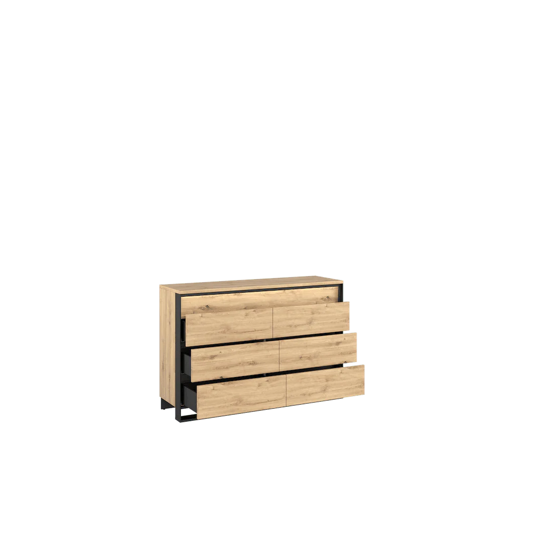 Quant QS-04 Chest of Drawers 130cm - Image 3