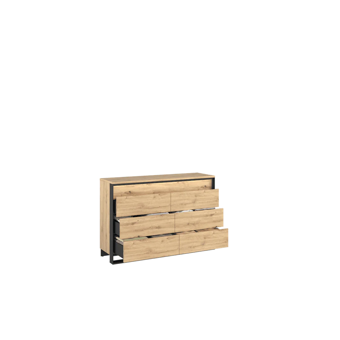 Quant QS-04 Chest of Drawers 130cm - Image 4