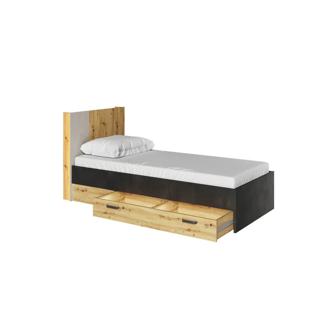 Qubic 12 Bed With LED [EU Single] - Image 2