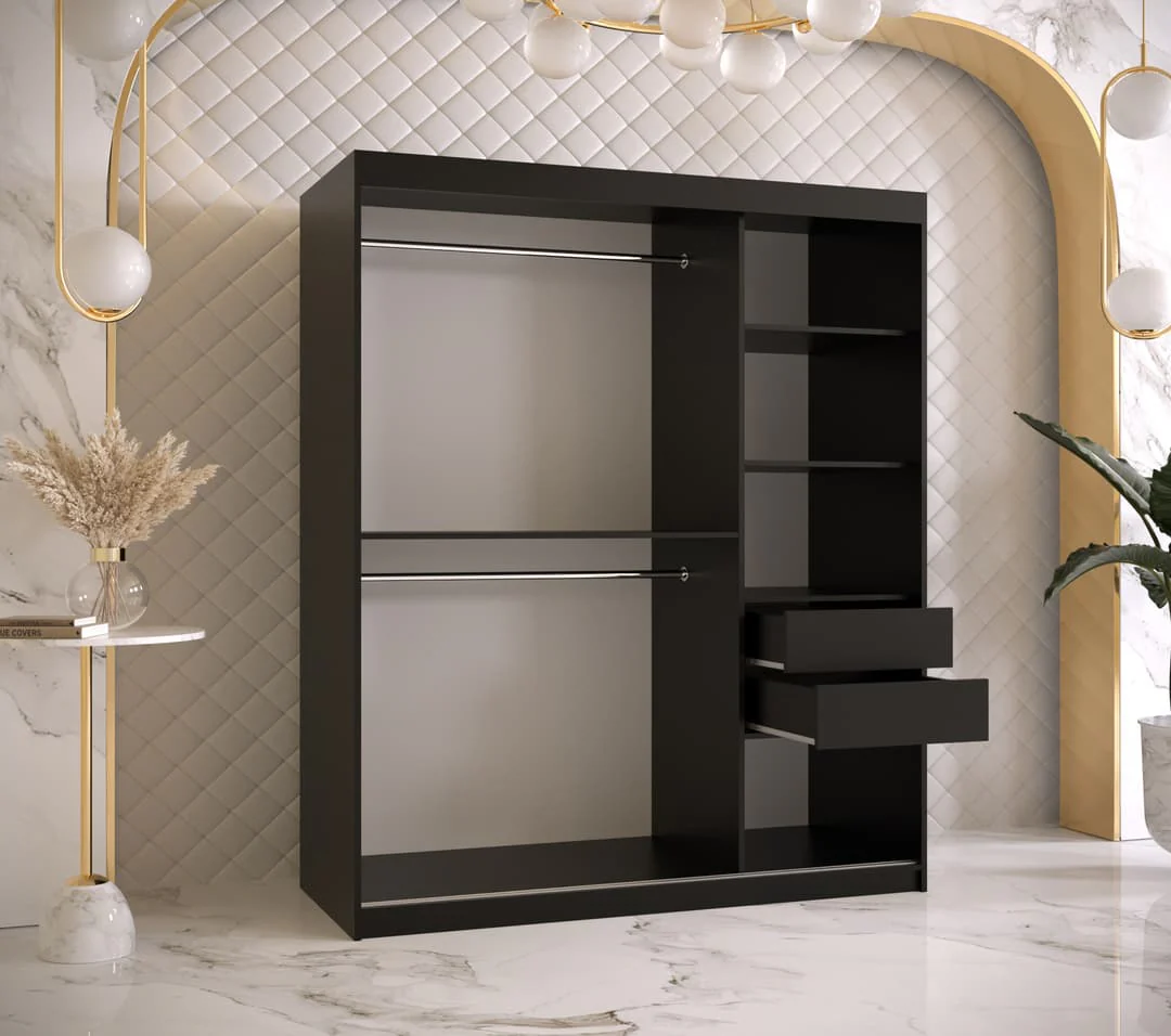 Ramiro II Sliding Door Wardrobe 150cm - Image 4