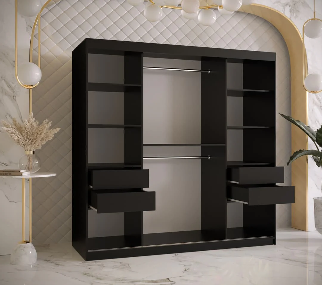 Ramiro II Sliding Door Wardrobe 180cm - Image 4