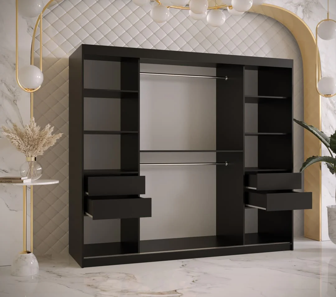 Ramiro II Sliding Door Wardrobe 200cm - Image 4