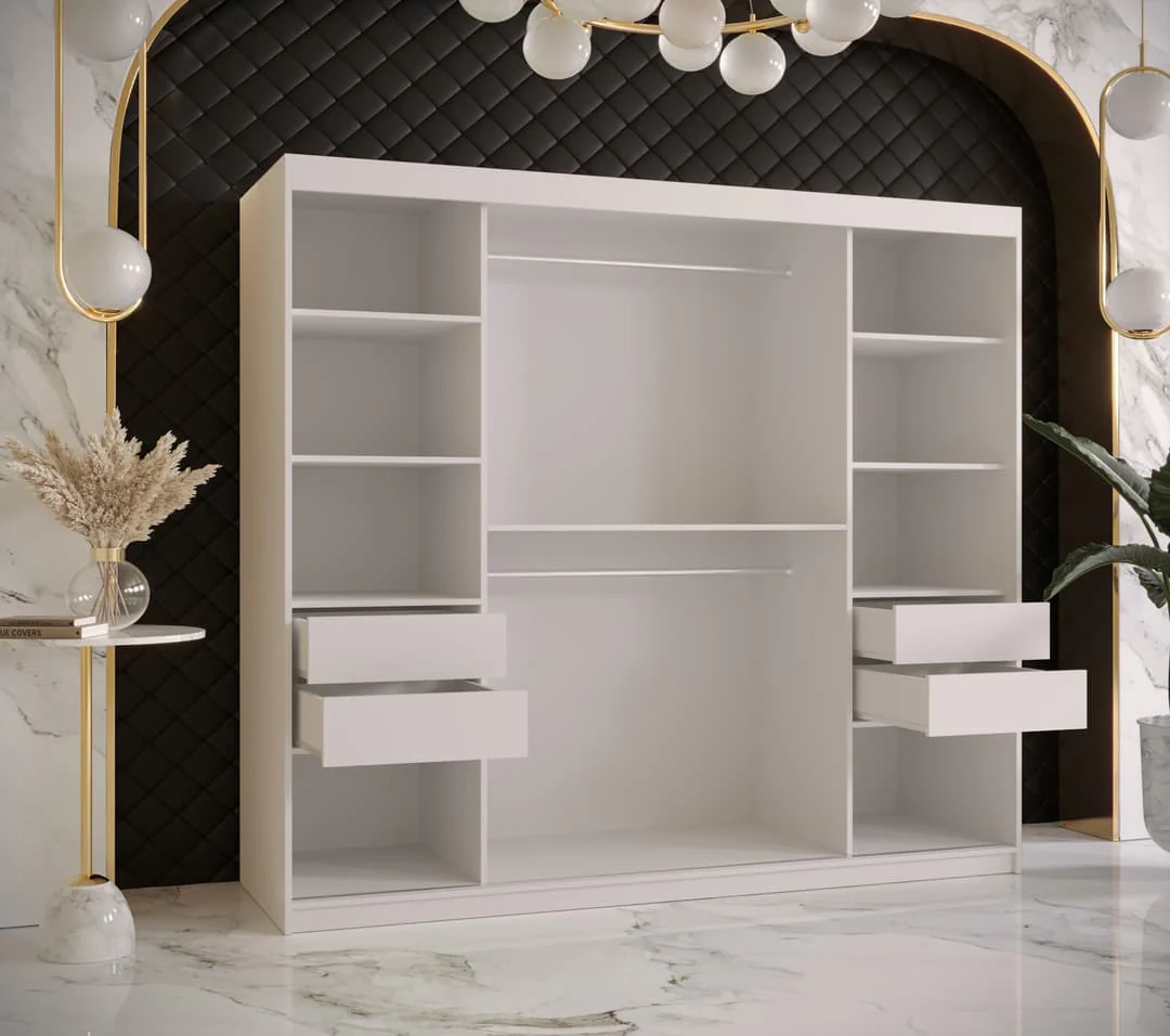 Ramiro II Sliding Door Wardrobe 200cm - Image 9