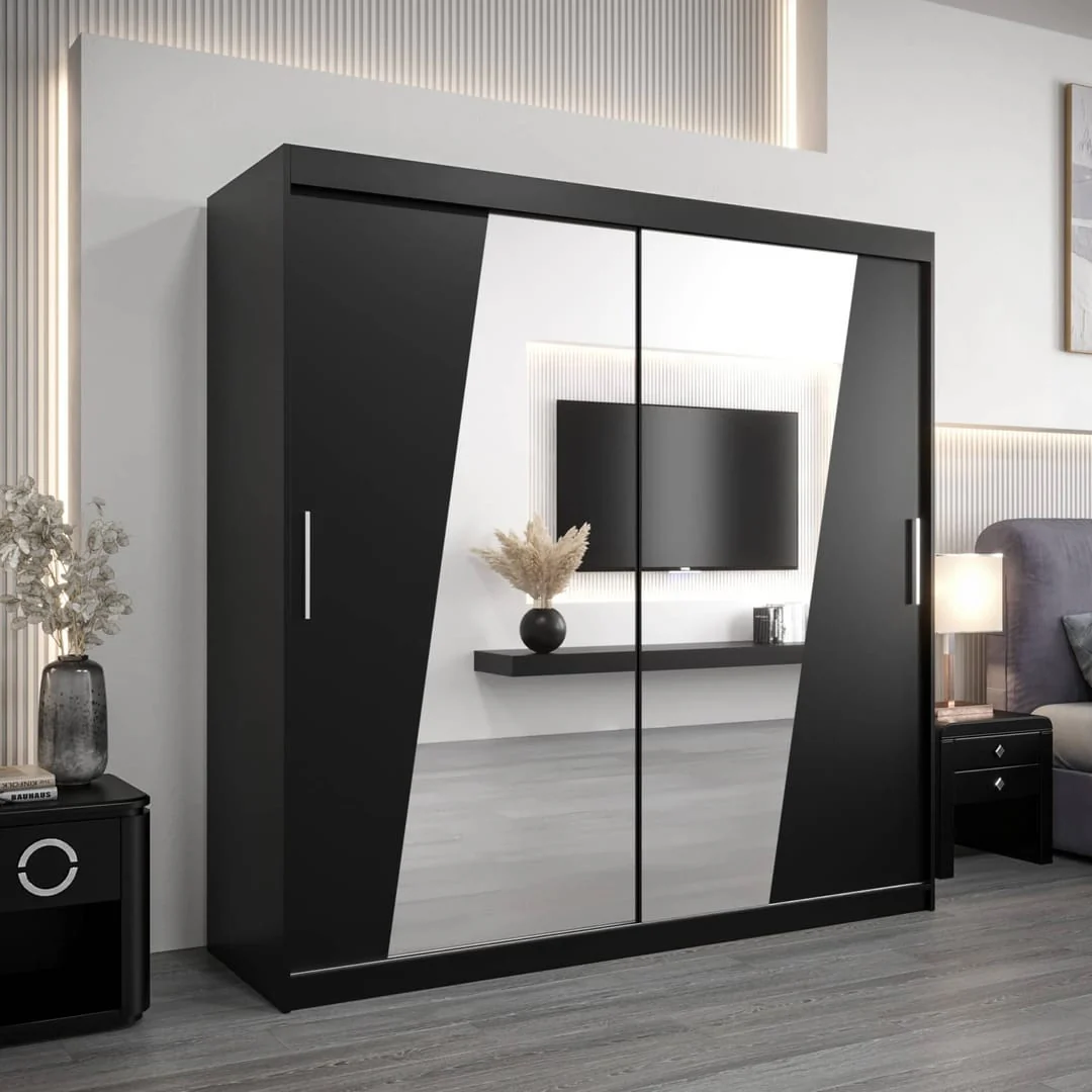 Rhomb Sliding Door Wardrobe 200cm