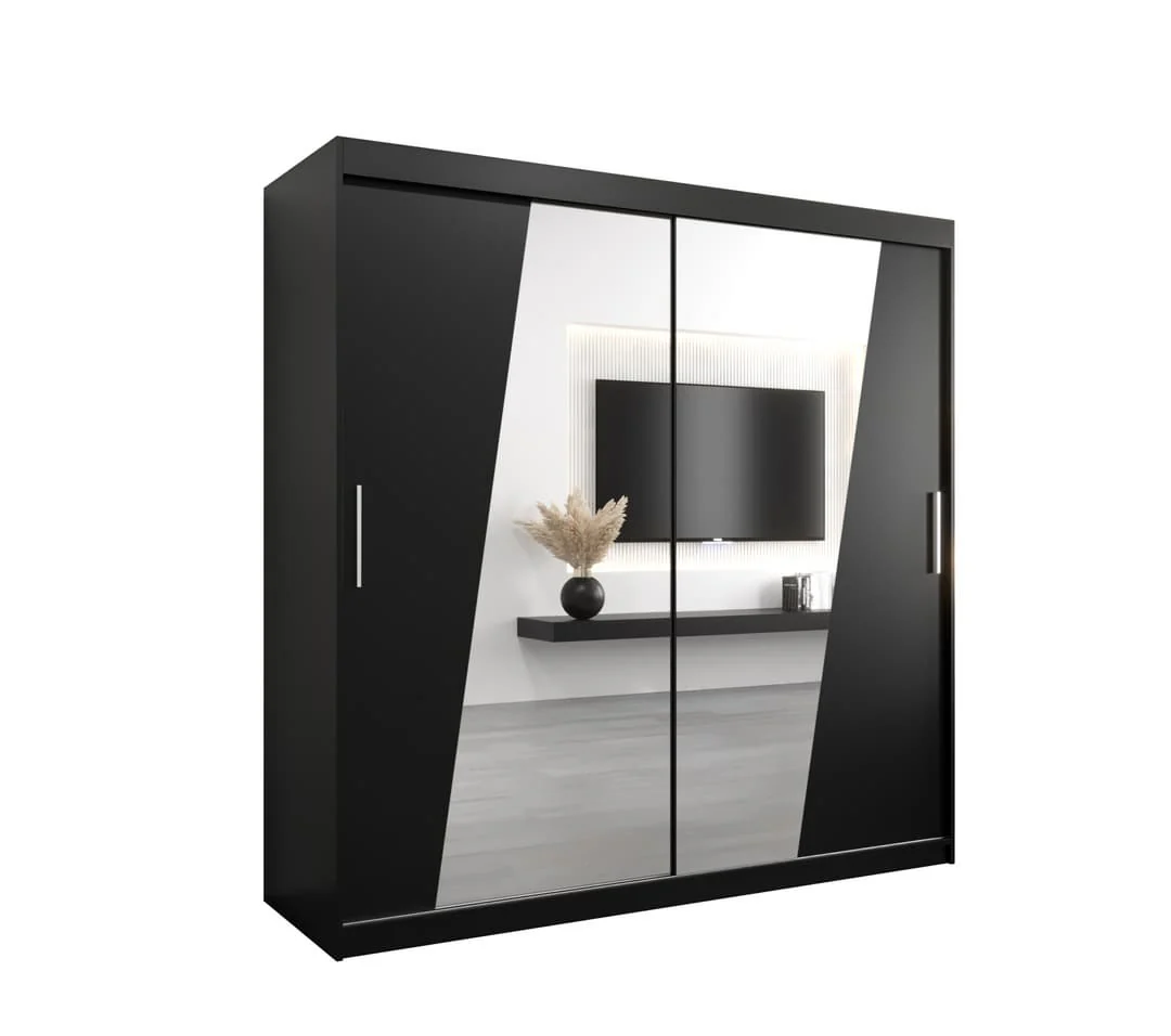 Rhomb Sliding Door Wardrobe 200cm - Image 2