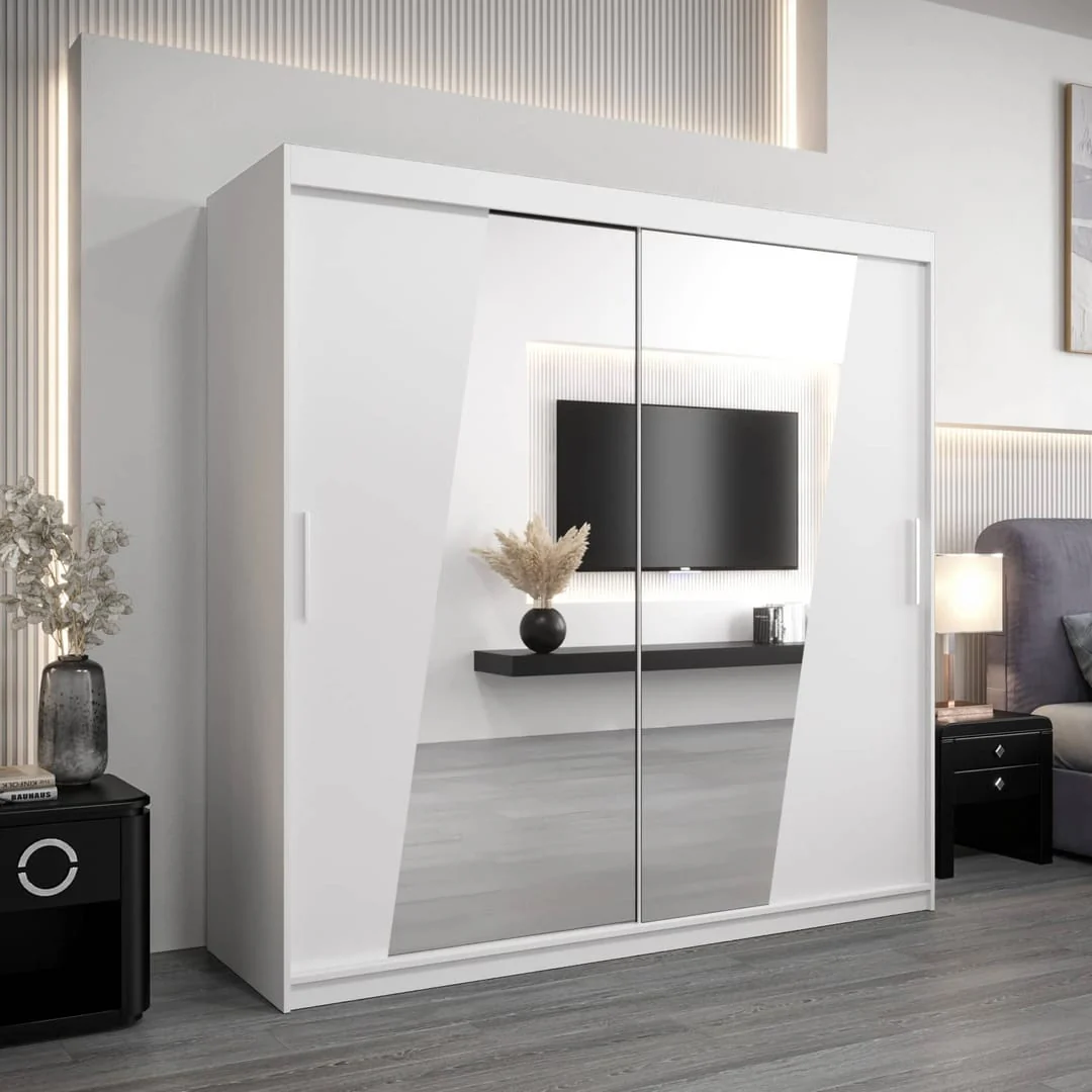 Rhomb Sliding Door Wardrobe 200cm - Image 5