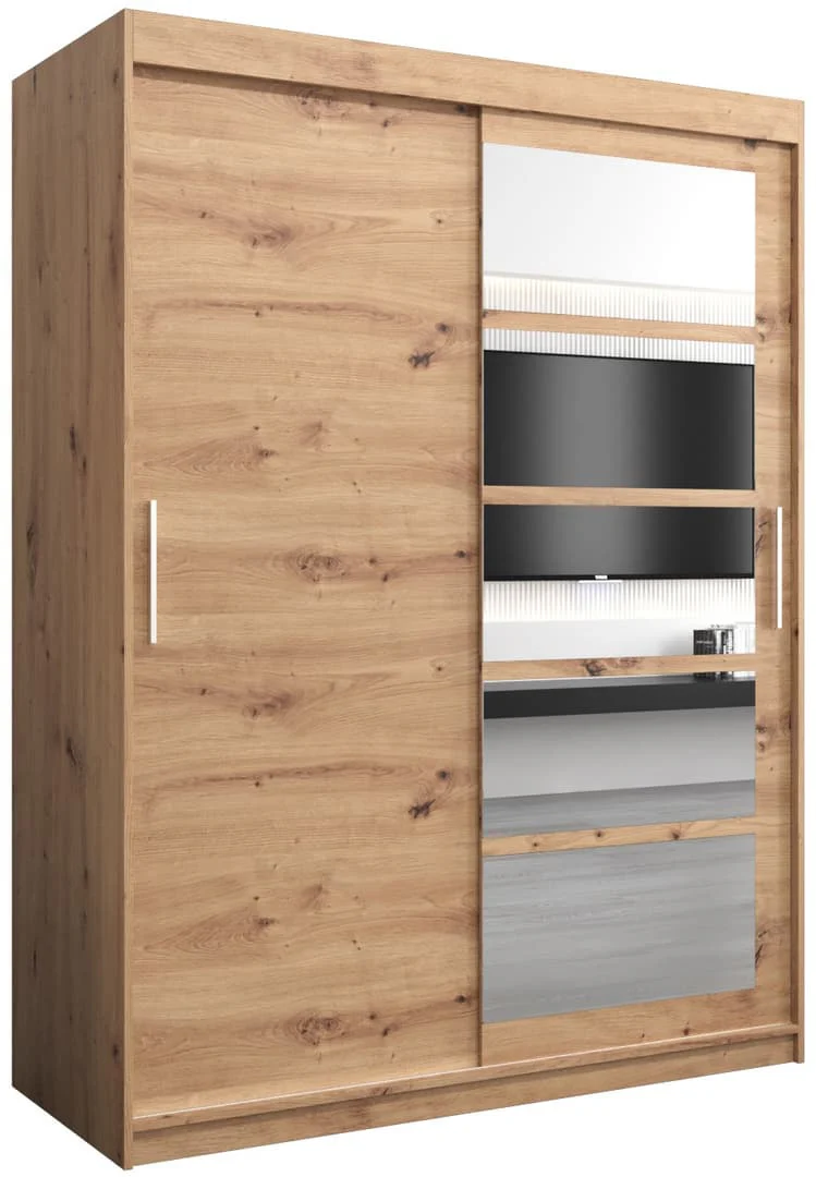 Roma I Sliding Door Wardrobe 150cm - Image 10