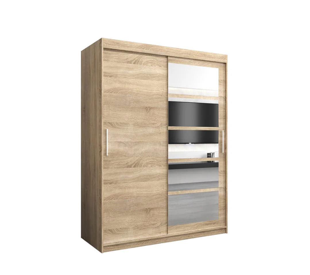 Roma I Sliding Door Wardrobe 150cm - Image 14