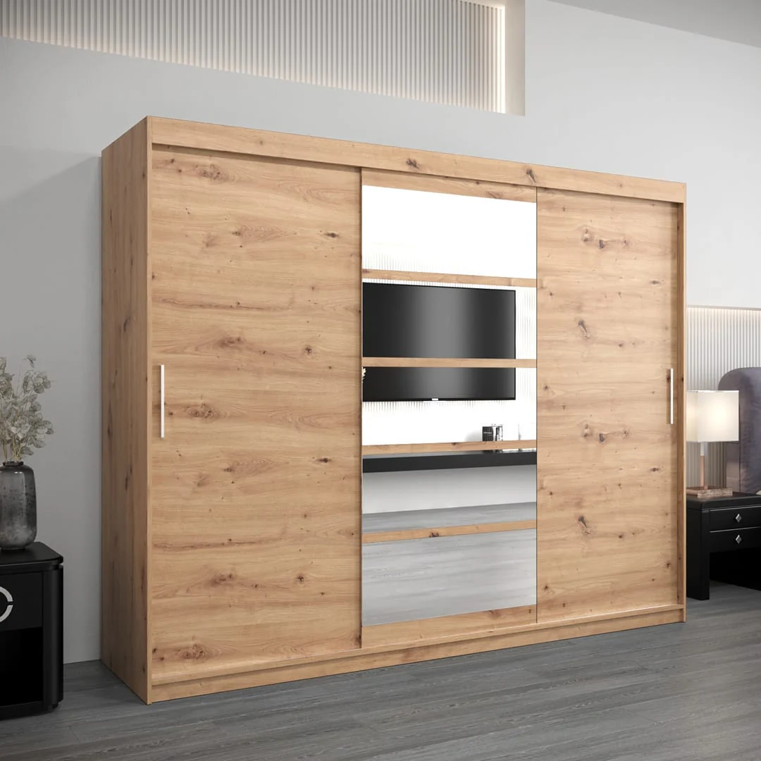Roma I Sliding Door Wardrobe 250cm