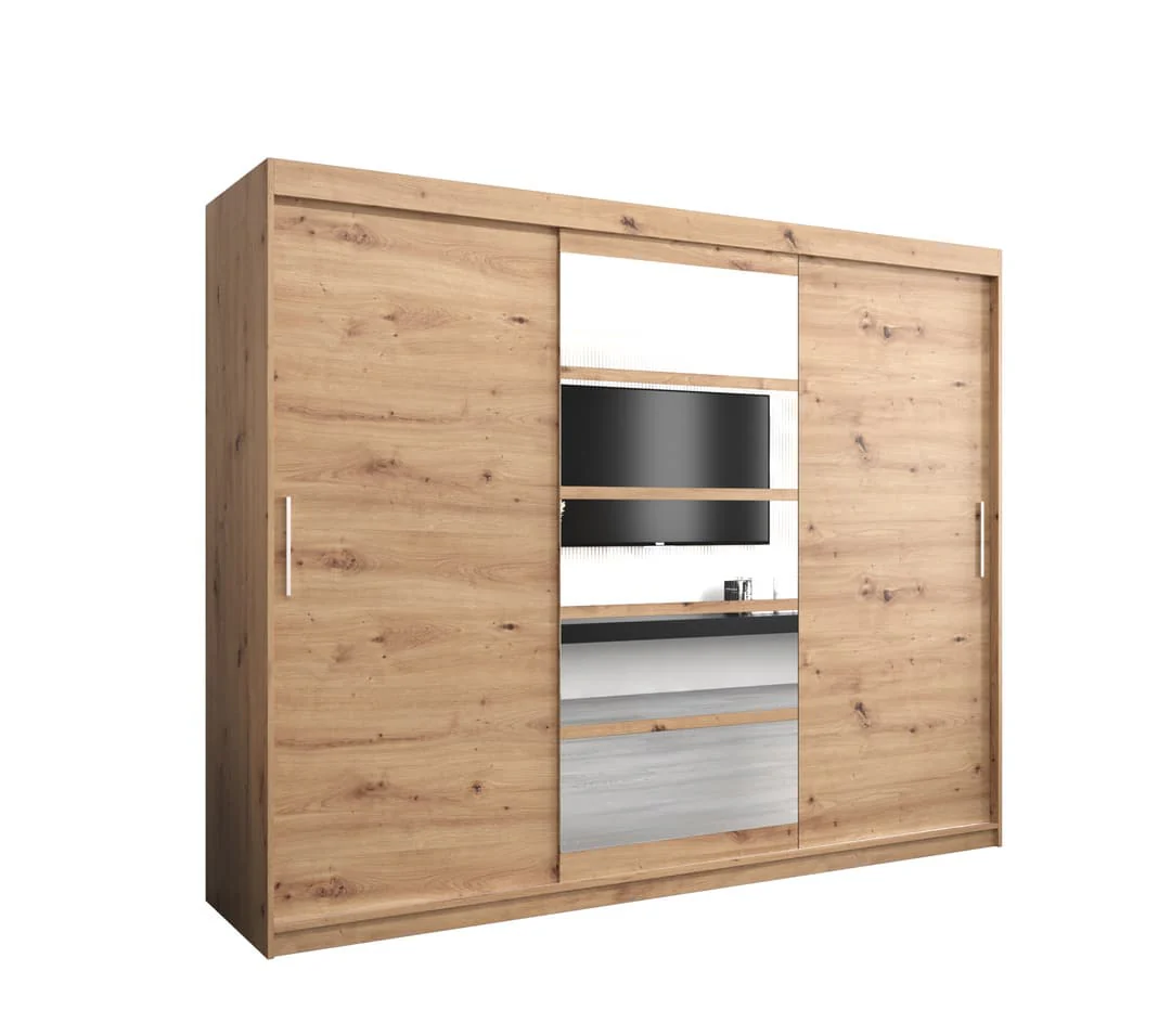 Roma I Sliding Door Wardrobe 250cm - Image 2