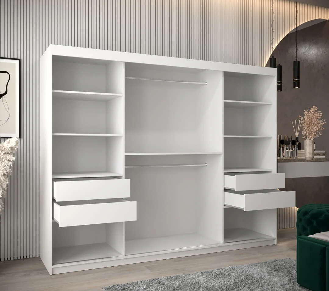 Roma I Sliding Door Wardrobe 250cm - Image 8