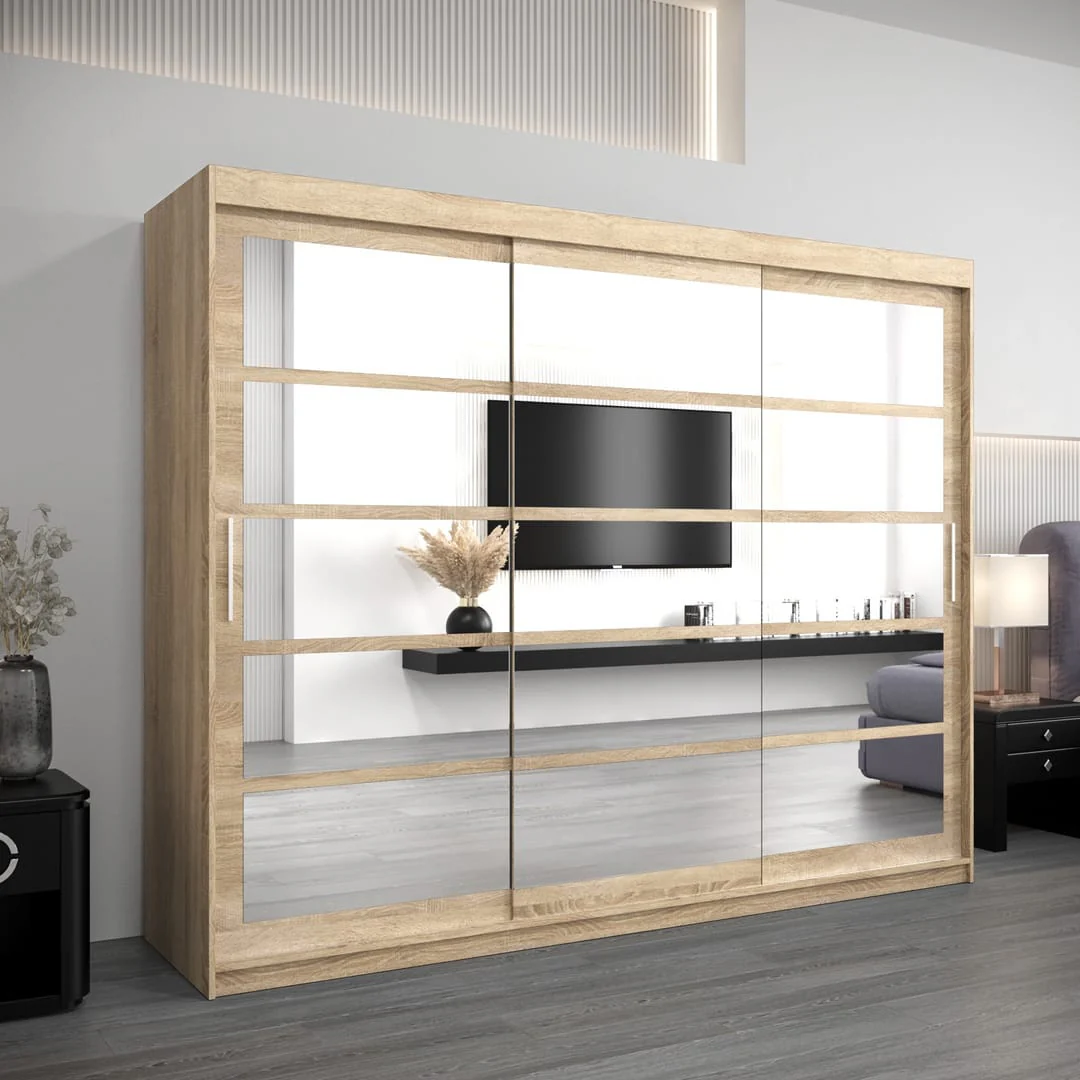 Roma II Sliding Door Wardrobe 250cm - Image 13