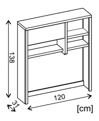 Roma ROM5 Wall Panel for TV Cabinet - Image 3