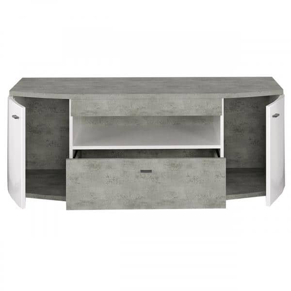 Rondo 03 TV Cabinet 150cm [Concrete Grey] - Image 2