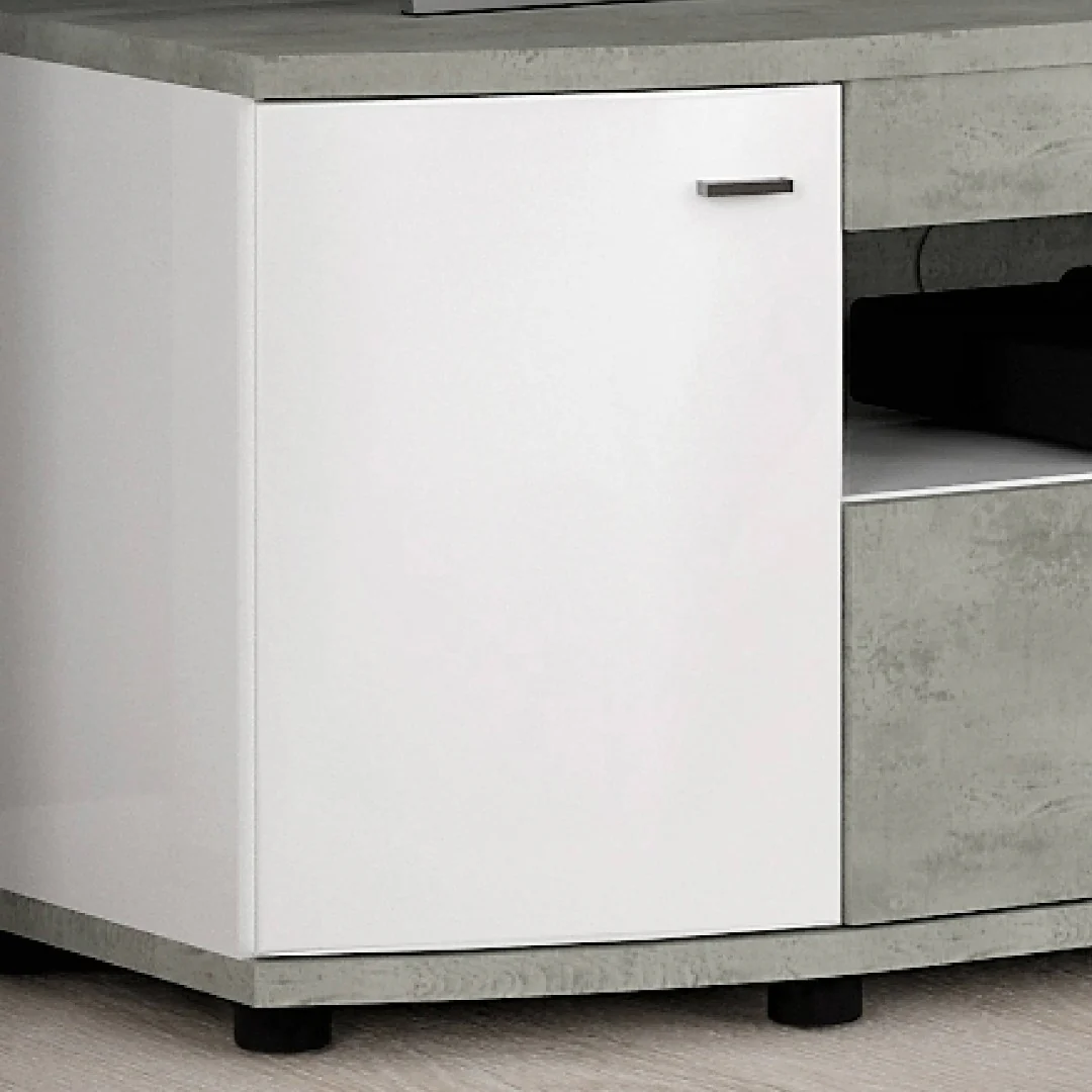 Rondo 03 TV Cabinet 150cm [Concrete Grey] - Image 3