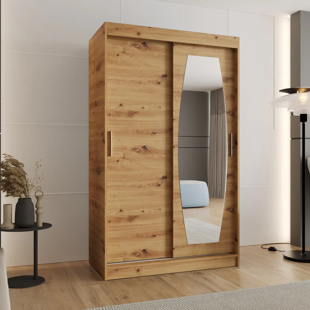 Rossa Sliding Door Wardrobe 120cm