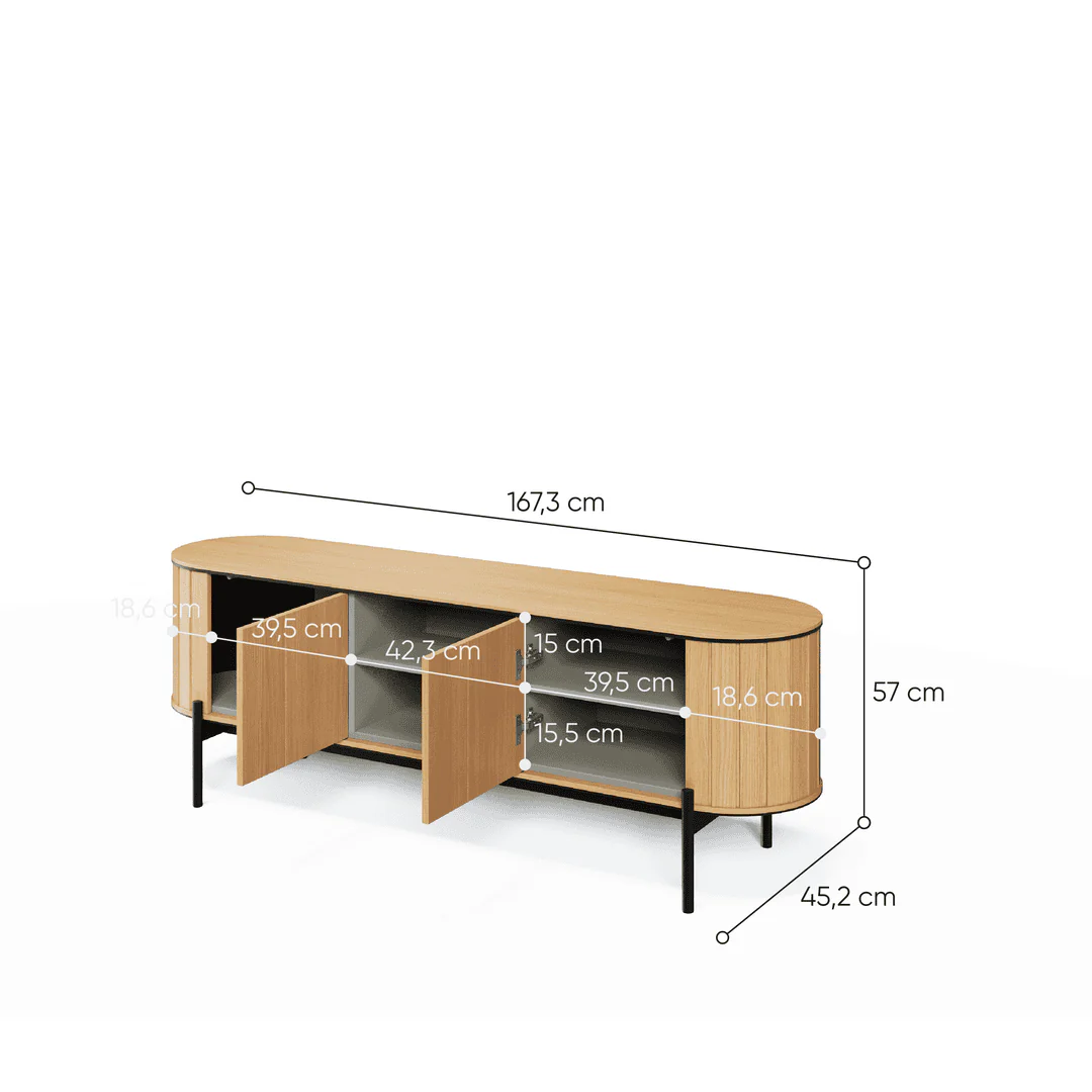 Rotto RT-05 TV Cabinet 167cm - Image 5