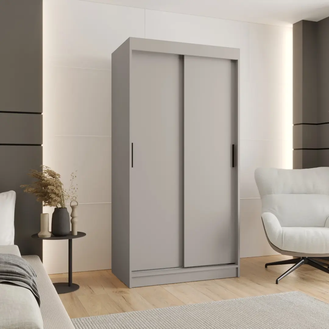 Rubino T Sliding Door Wardrobe 120cm - Image 4