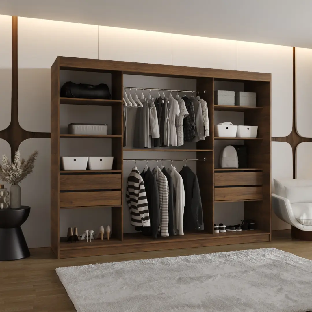 Rubino T Sliding Door Wardrobe 250cm - Image 3