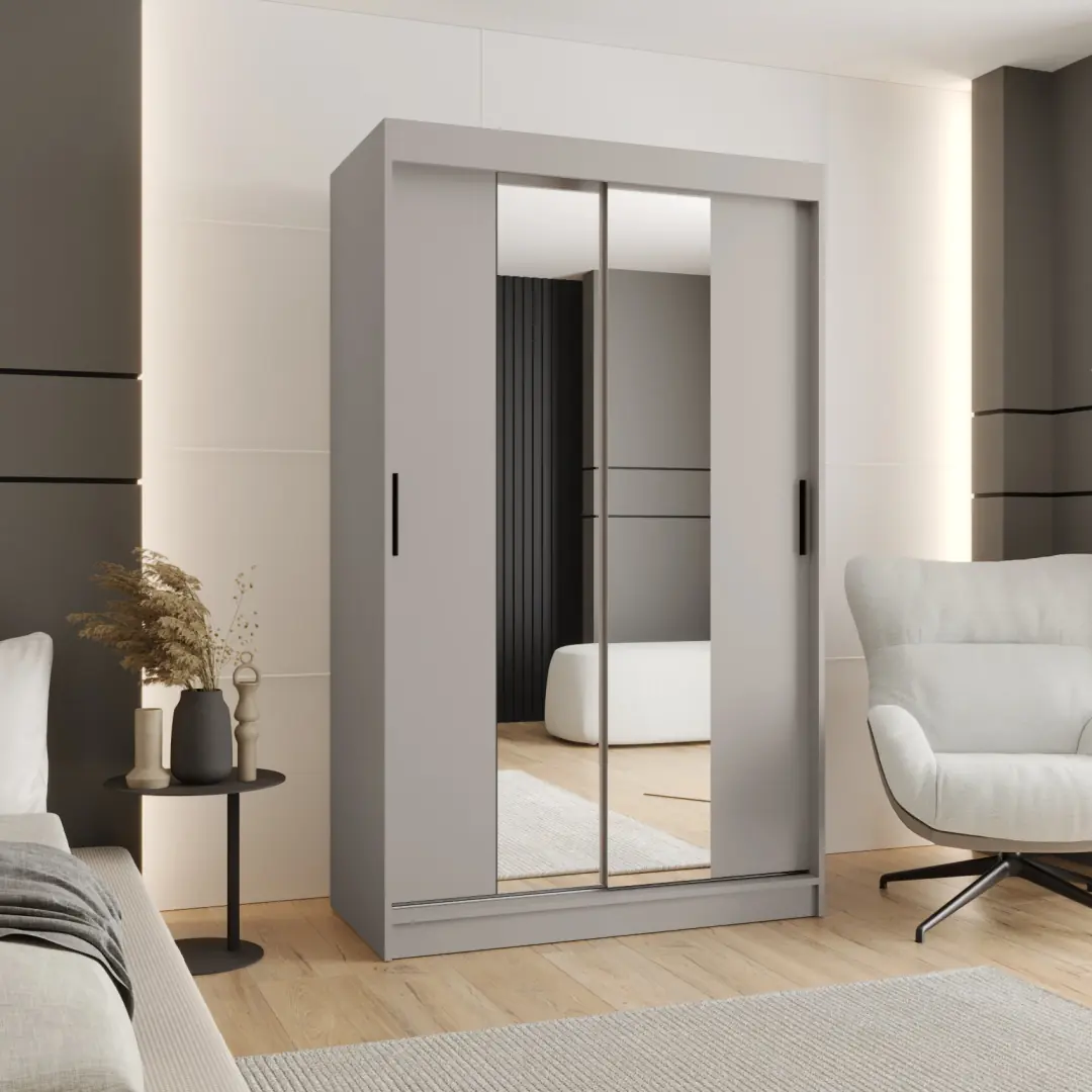 Rubino T1 Sliding Door Wardrobe 120cm - Image 5