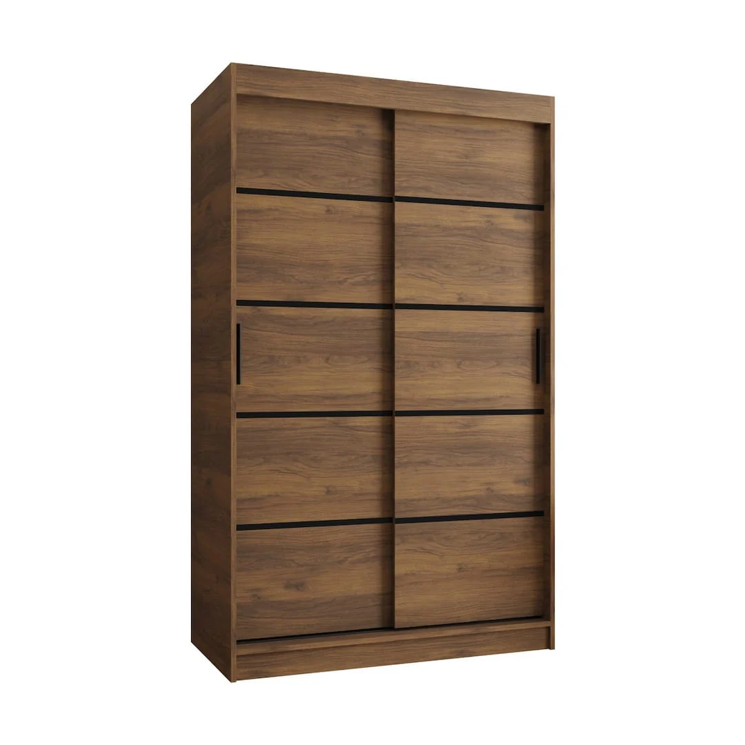 Rubino V1 Sliding Door Wardrobe 120cm - Image 4