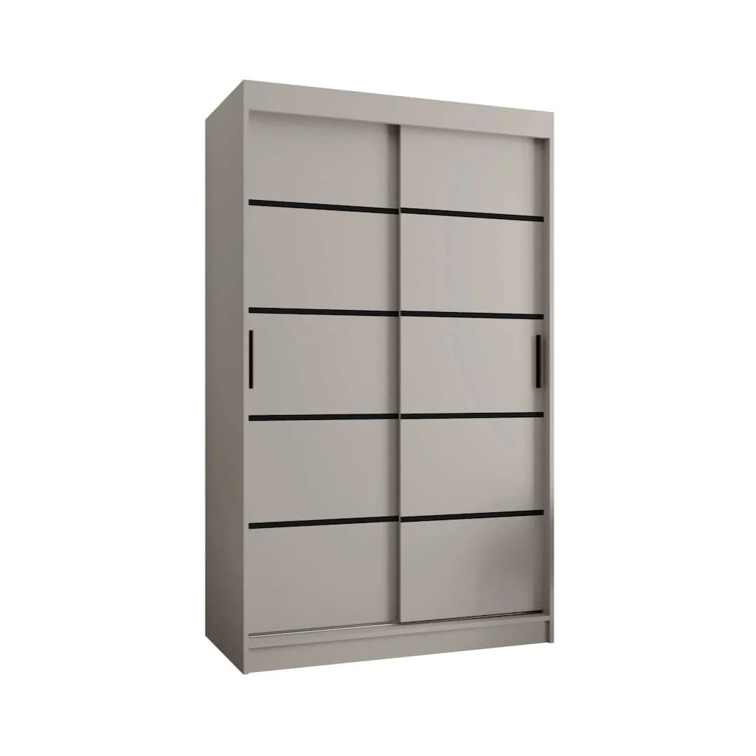 Rubino V1 Sliding Door Wardrobe 120cm - Image 8