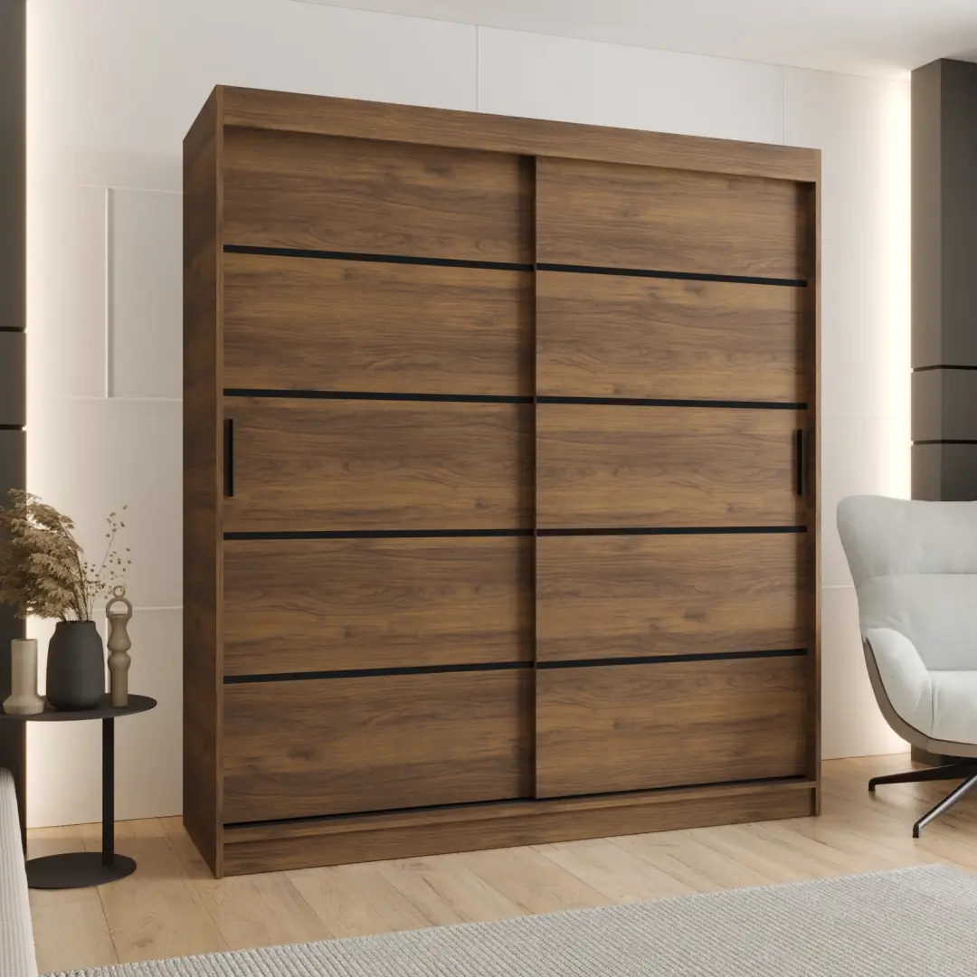 Rubino V1 Sliding Door Wardrobe 180cm