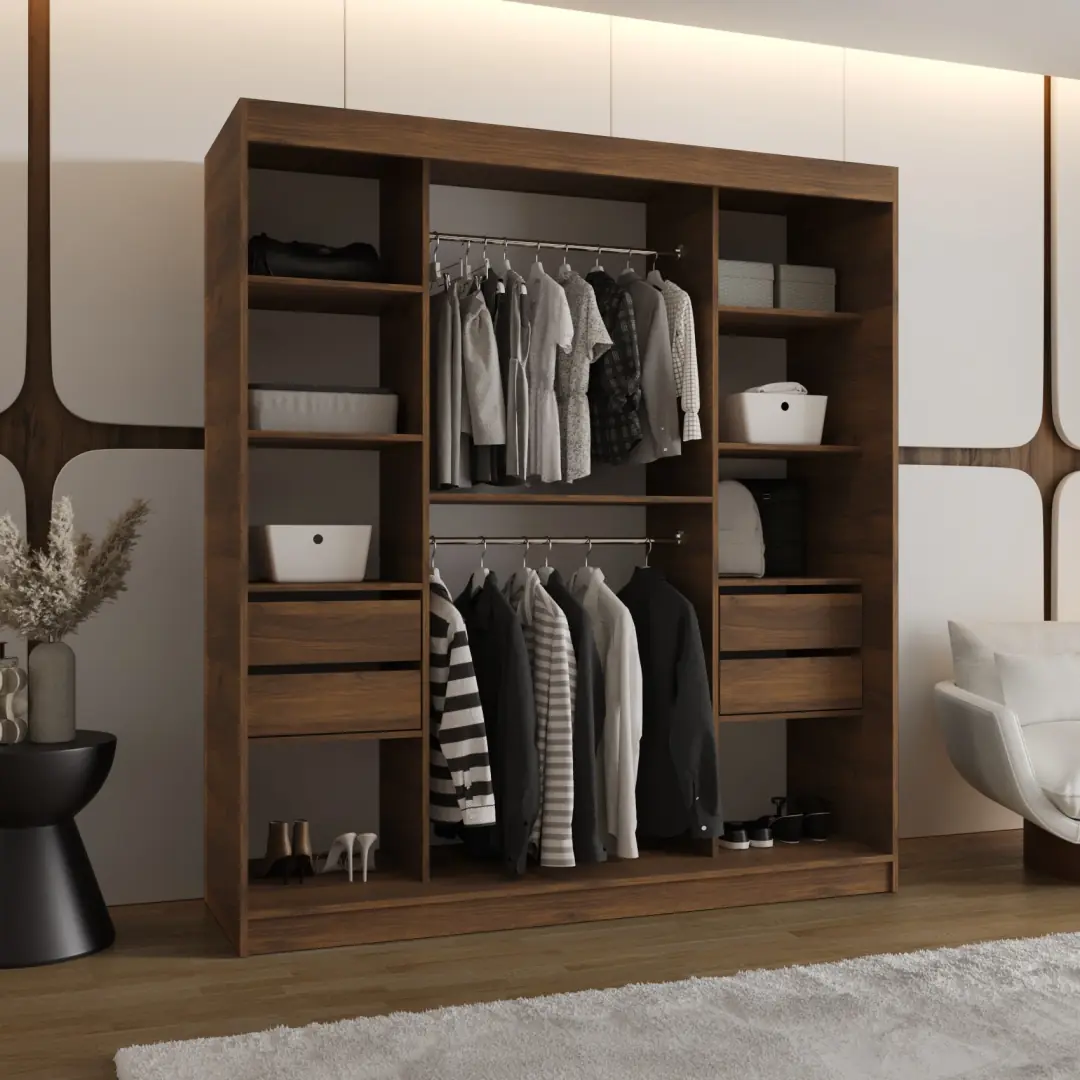 Rubino V1 Sliding Door Wardrobe 180cm - Image 3