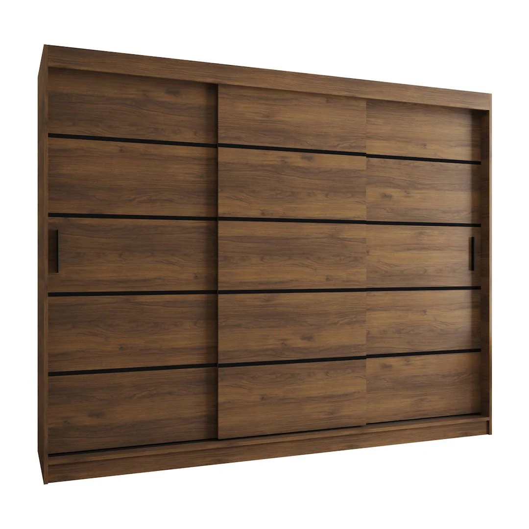 Rubino V1 Sliding Door Wardrobe 250cm - Image 4