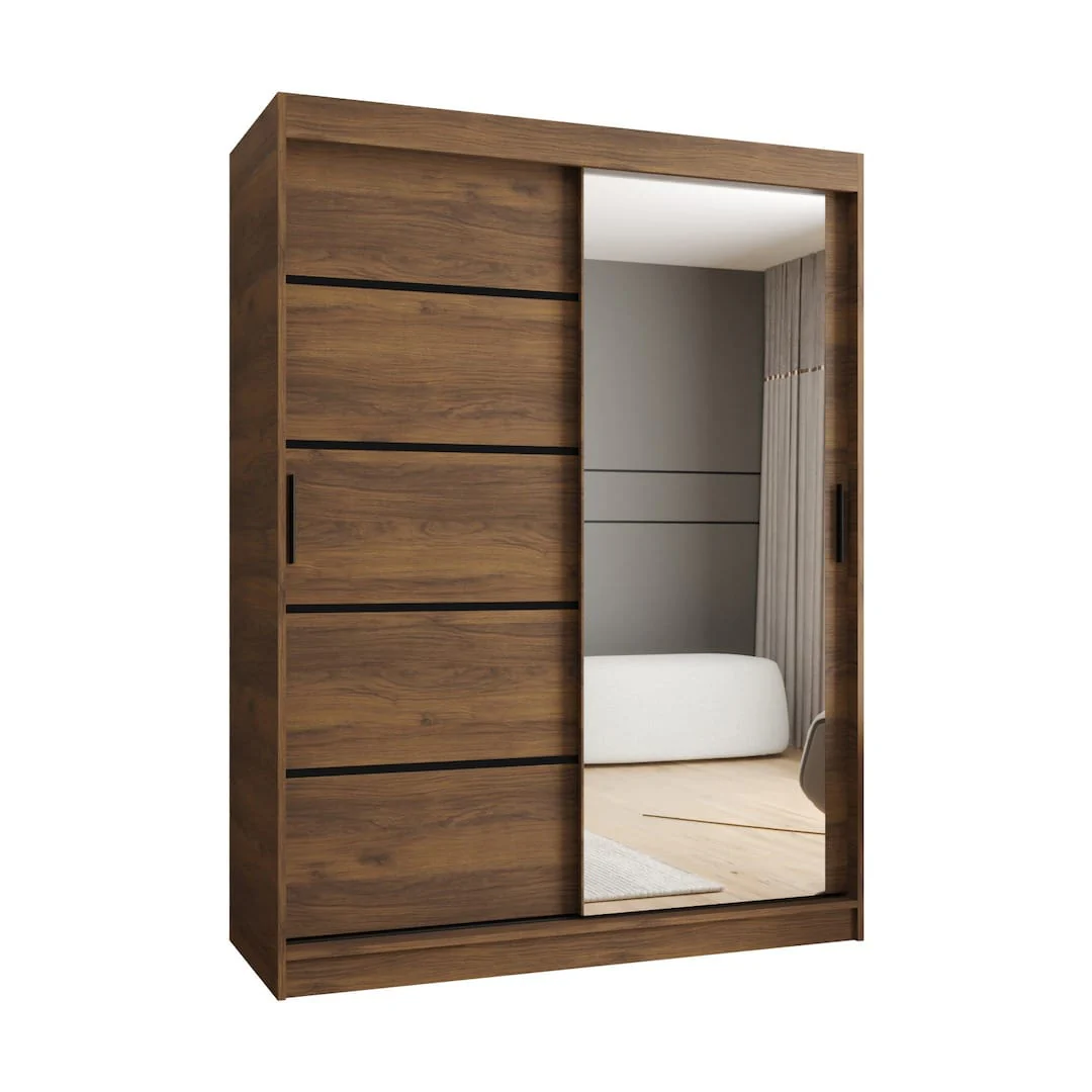 Rubino V2 Sliding Door Wardrobe 150cm - Image 4