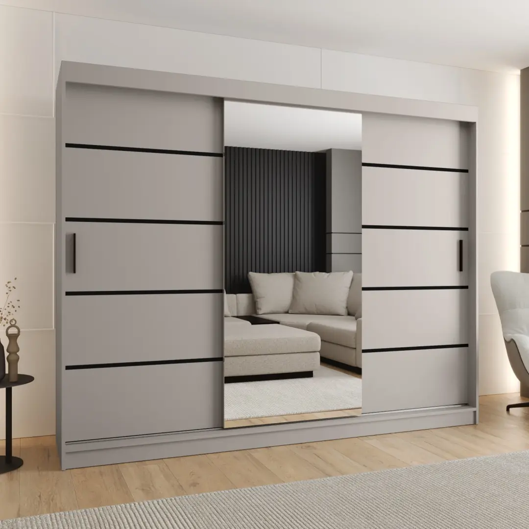 Rubino V2 Sliding Door Wardrobe 250cm - Image 5