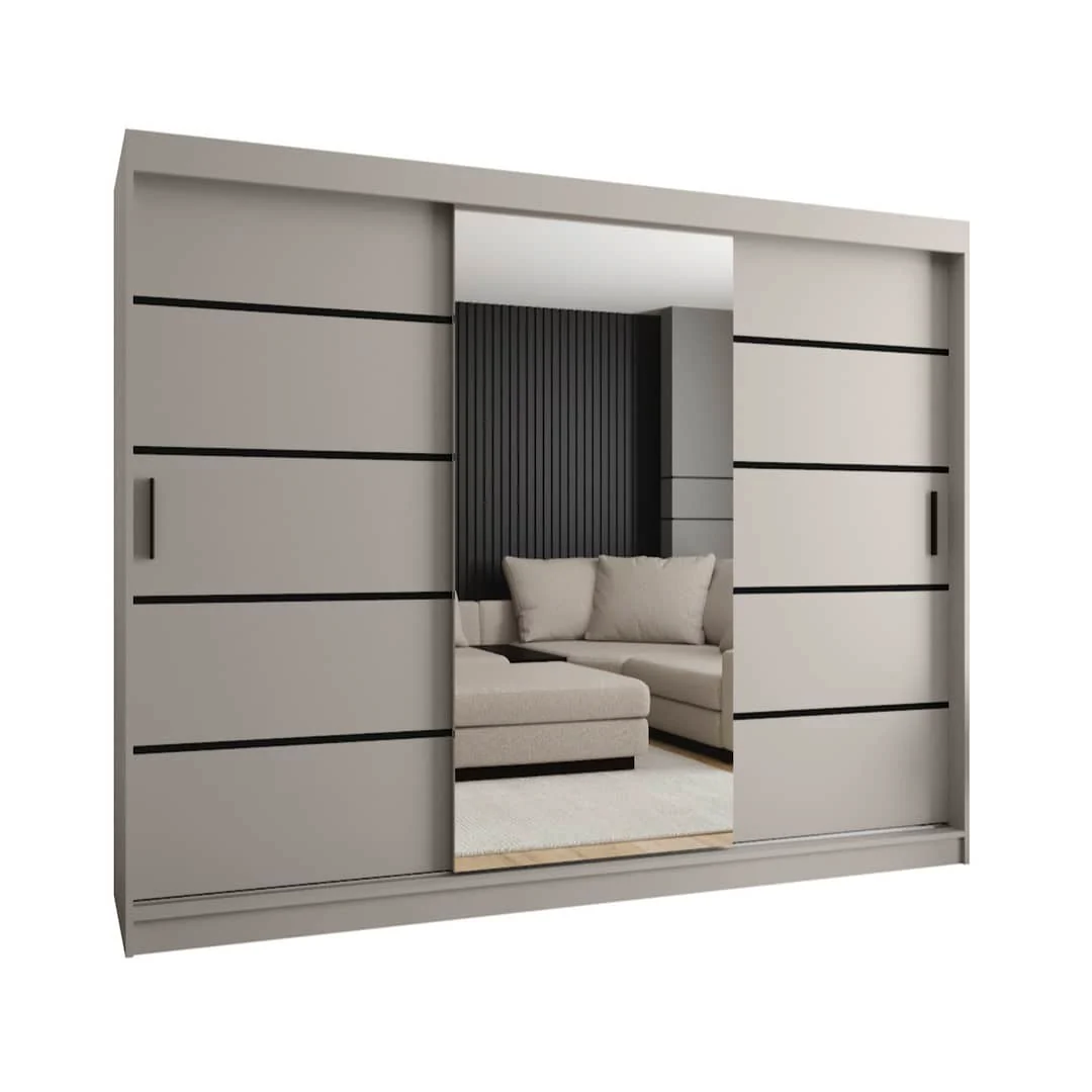 Rubino V2 Sliding Door Wardrobe 250cm - Image 8