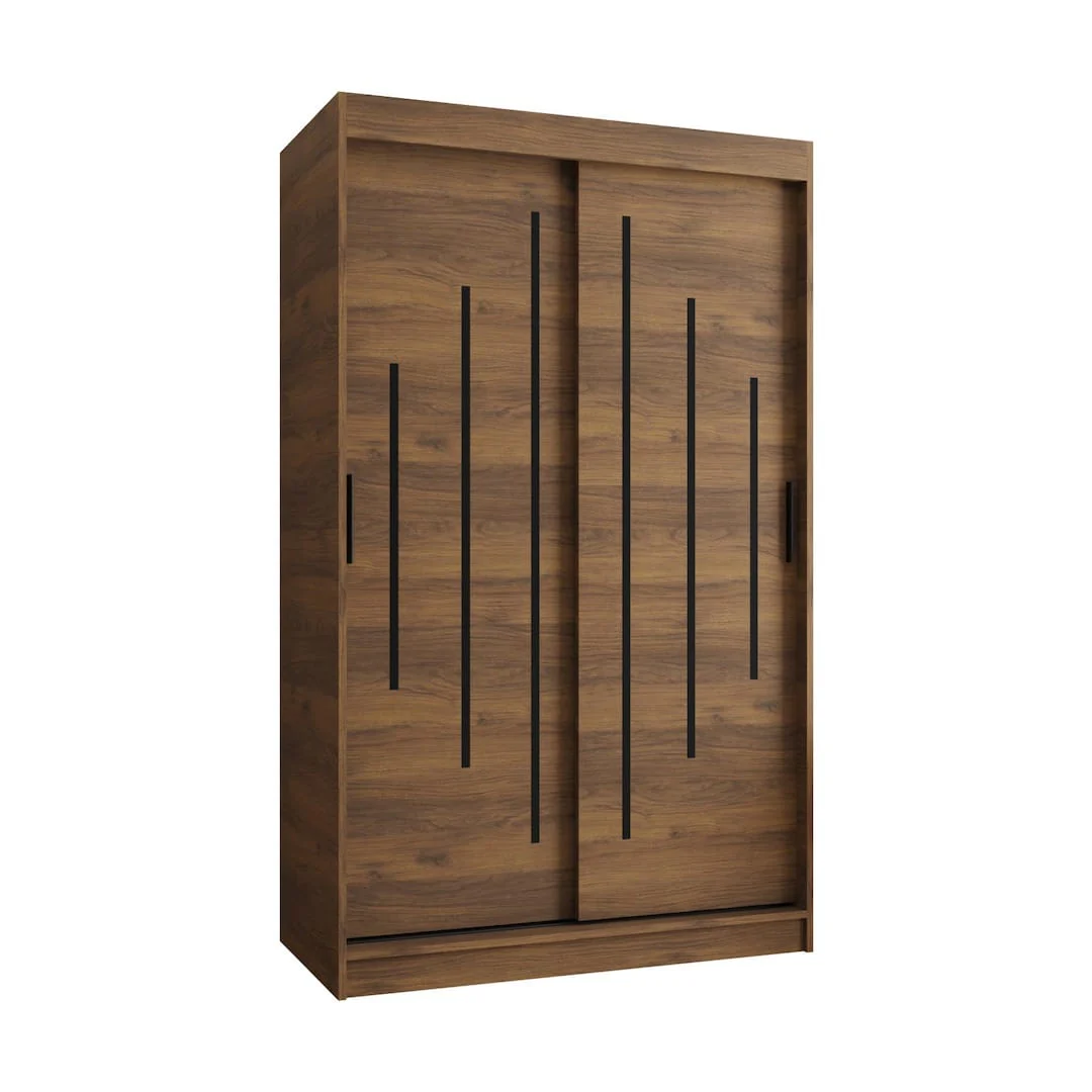 Rubino Y Sliding Door Wardrobe 120cm - Image 4