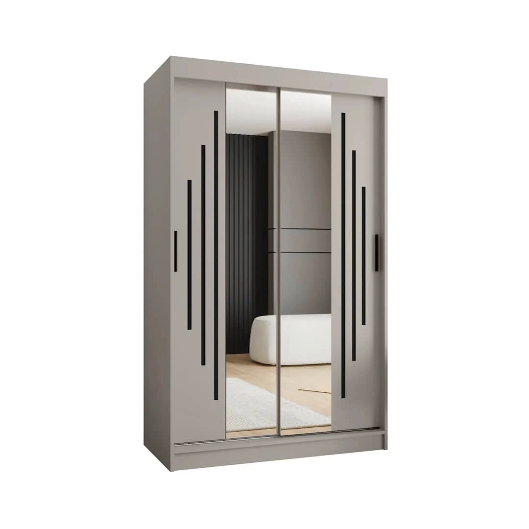 Rubino Y1 Sliding Door Wardrobe 120cm - Image 8