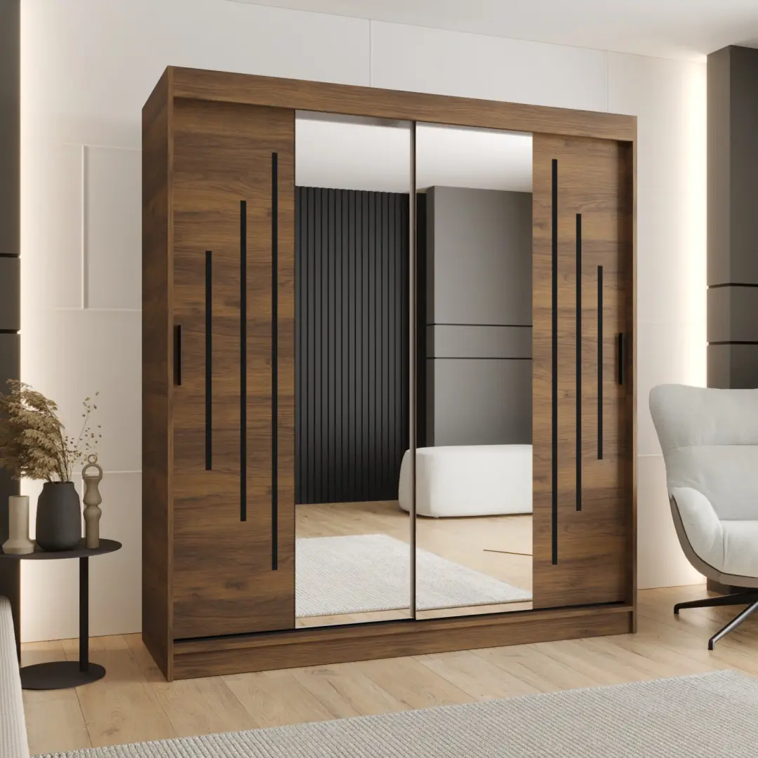 Rubino Y1 Sliding Door Wardrobe 180cm