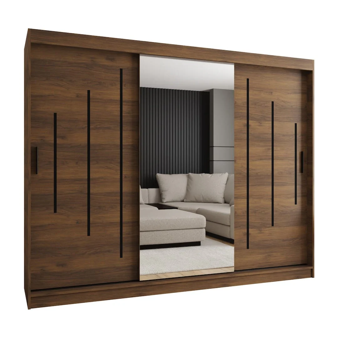 Rubino Y1 Sliding Door Wardrobe 250cm - Image 4