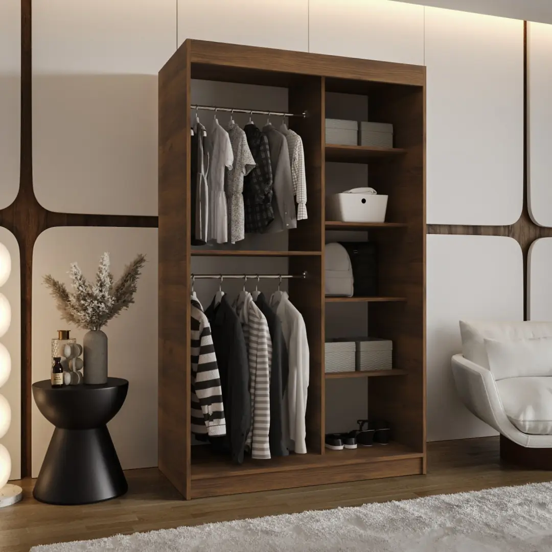 Rubino Y2 Sliding Door Wardrobe 120cm - Image 2