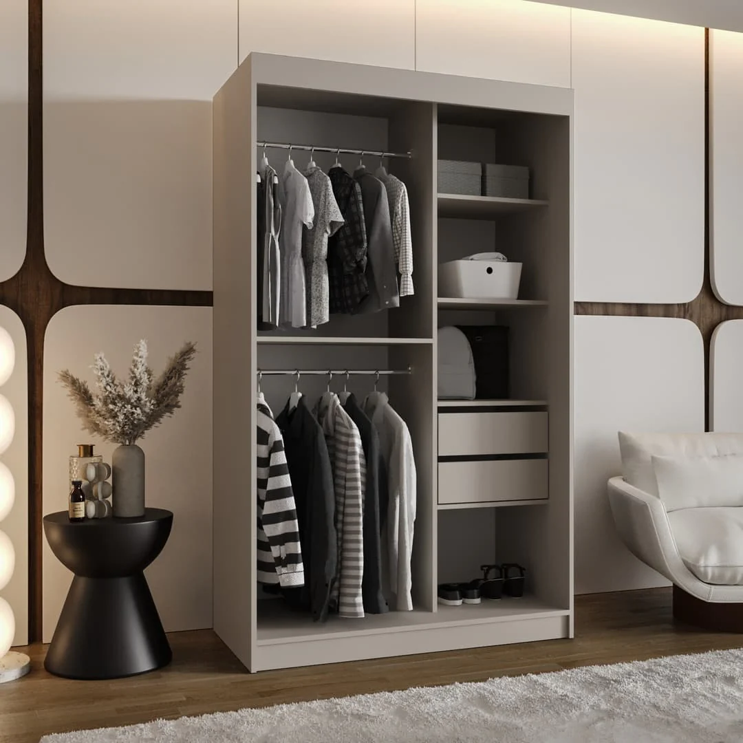 Rossa Sliding Door Wardrobe 120cm - Image 16