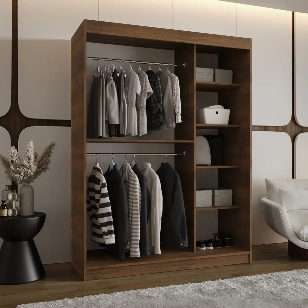 Rubino Y2 Sliding Door Wardrobe 150cm - Image 2