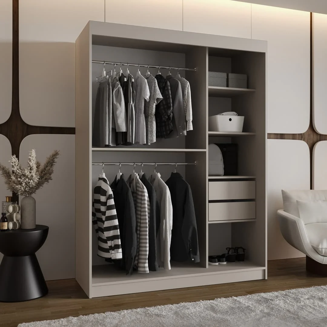 Lucy Sliding Door Wardrobe 150cm - Image 16