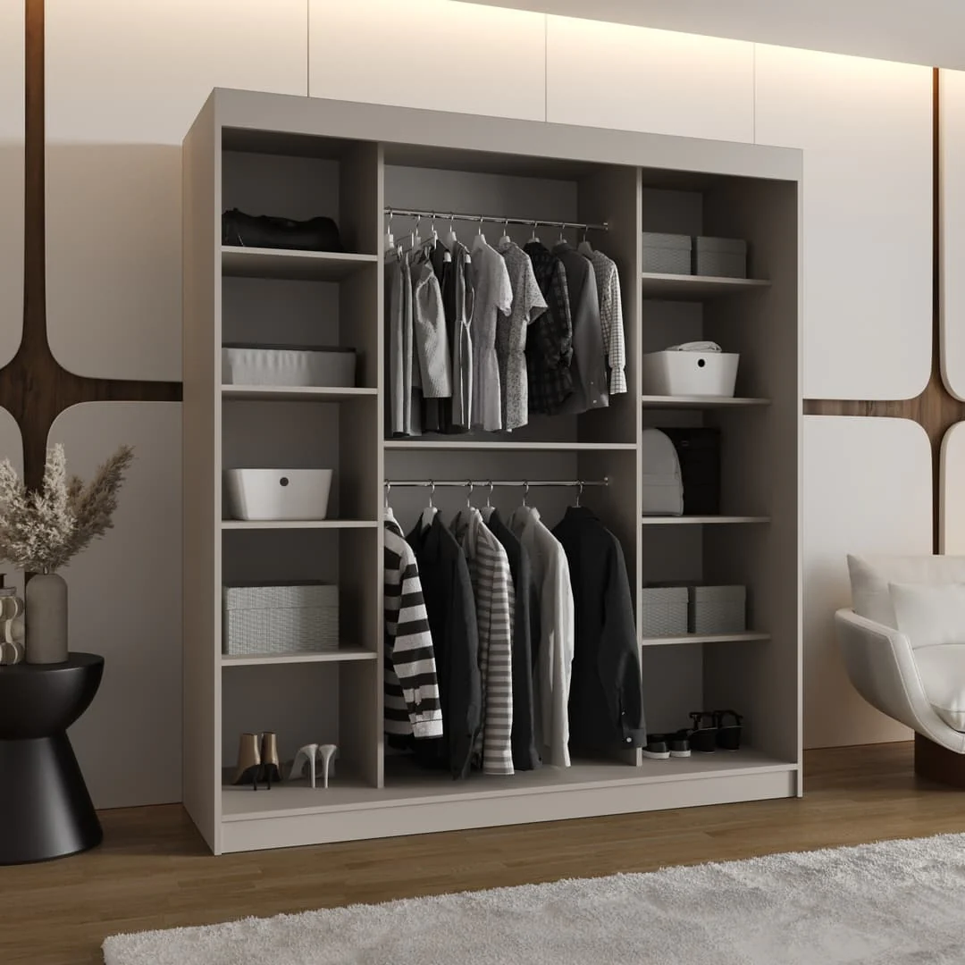 Milo Sliding Door Wardrobe 180cm - Image 3