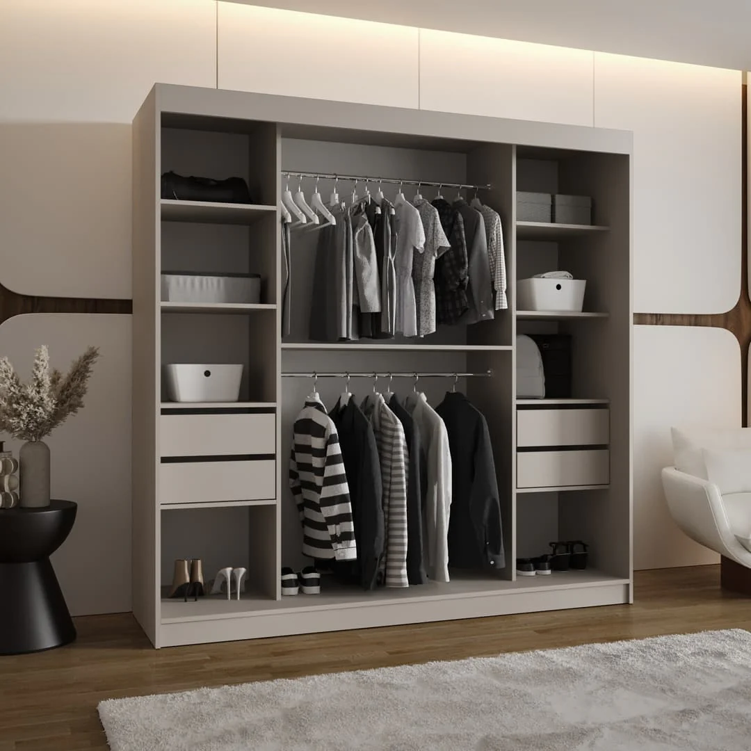 Lucy Sliding Door Wardrobe 200cm - Image 12