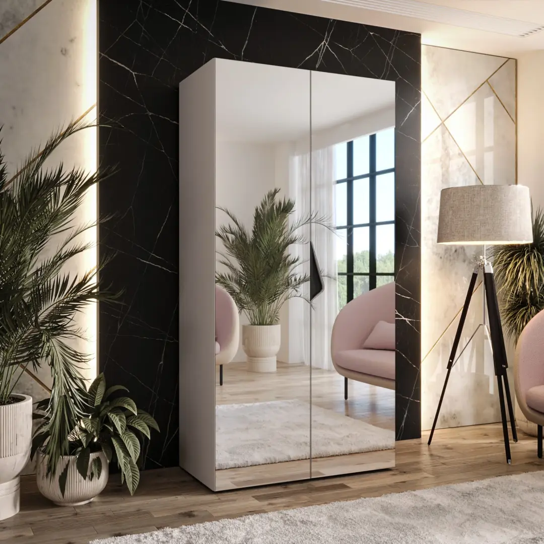 Sandi III Hinged Door Wardrobe 100cm - Image 3