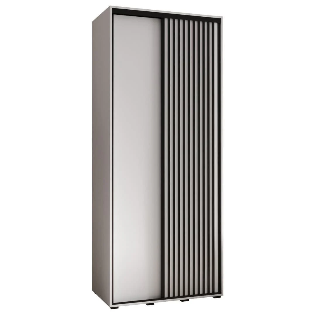 Sapporo I Sliding Door Wardrobe 100cm - Image 6