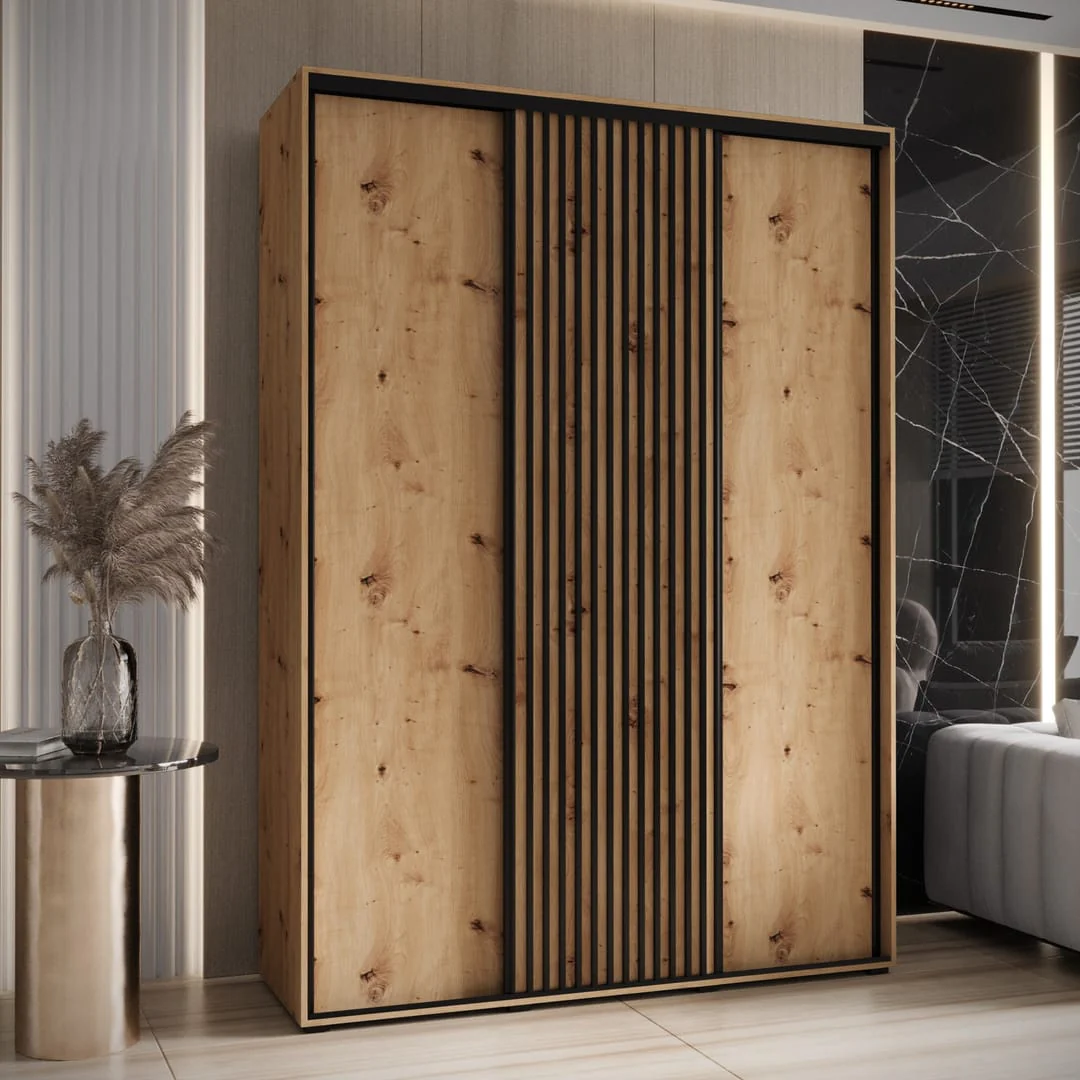 Sapporo I Sliding Door Wardrobe 170cm - Image 4