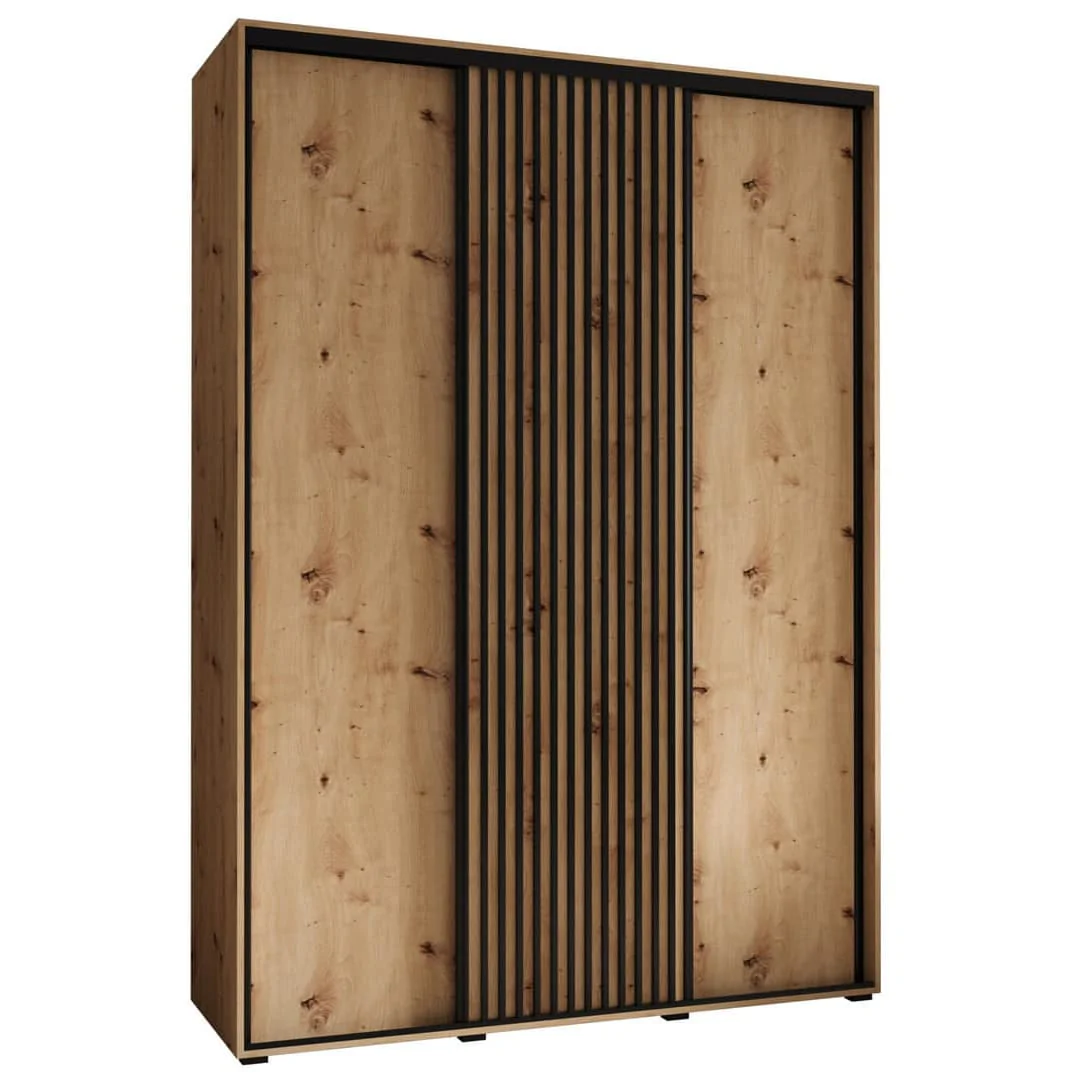 Sapporo I Sliding Door Wardrobe 170cm - Image 5