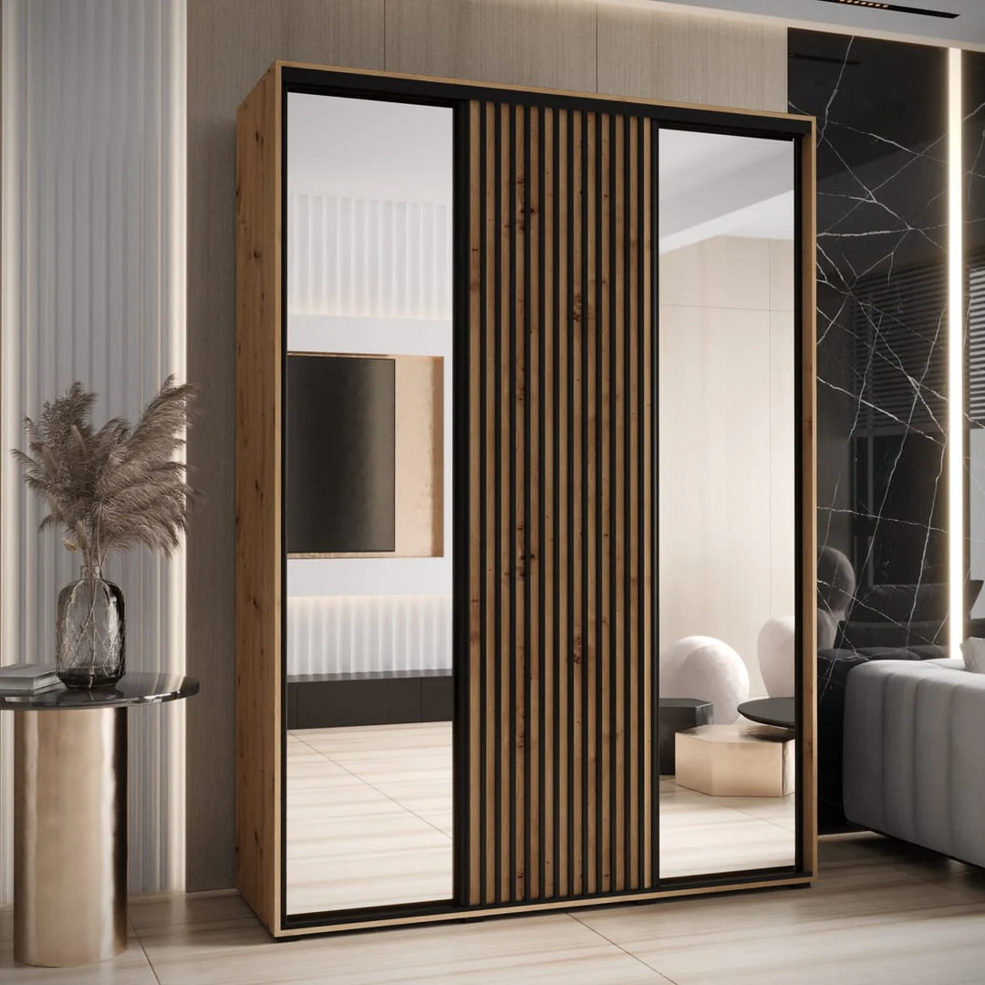 Sapporo II Sliding Door Wardrobe 180cm - Image 4
